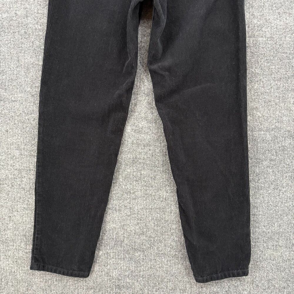 BDG Urban Outfitters Womens High Rise Mom Corduroy Pants Size 26 Black Tapered - Picture 6 of 11